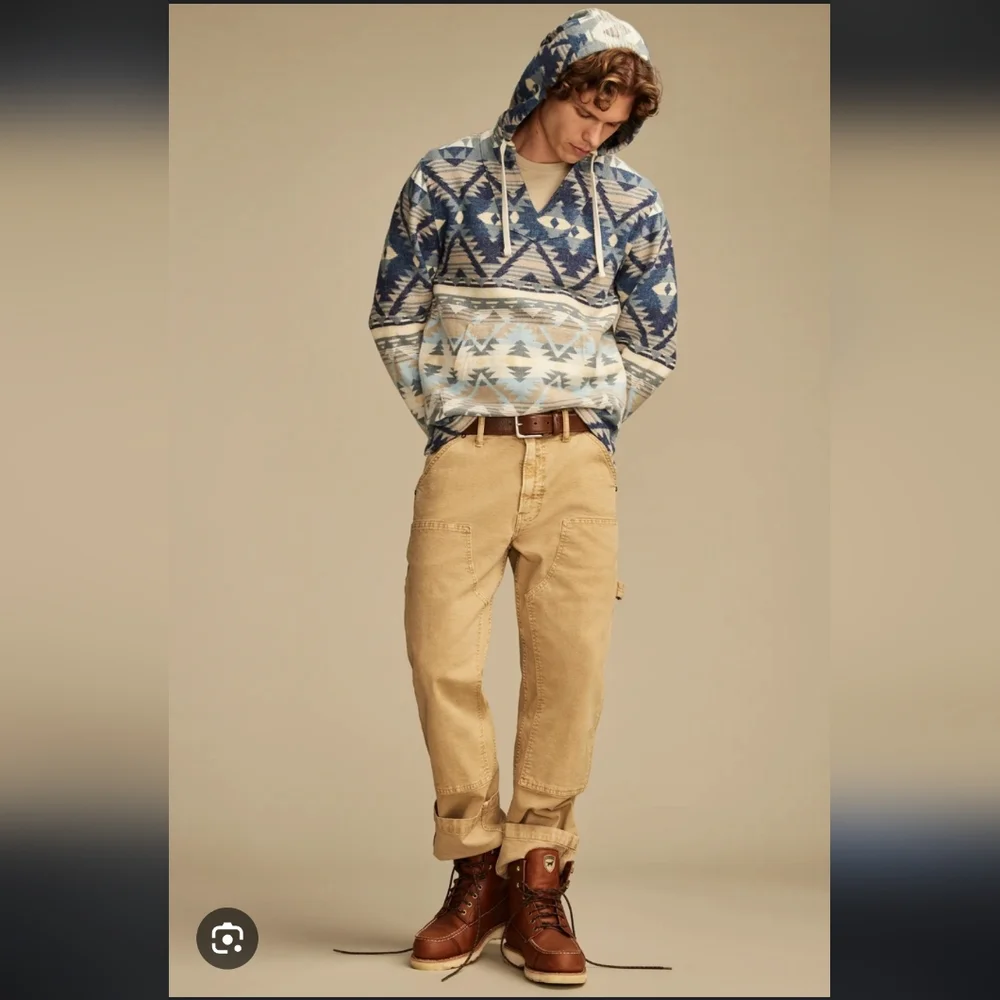 Alpha Beta Aztec Lightweight Hoodie